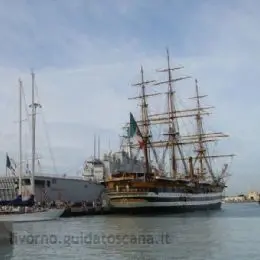 Amerigo Vespucci am Pier