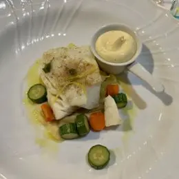 island fish with mayonnaise